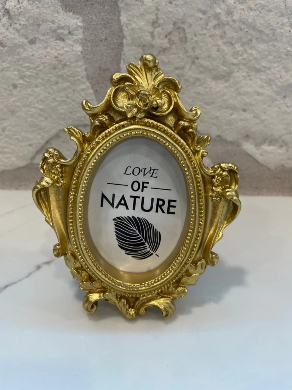 Gold Ornate Oval Picture Frame – Love of Nature